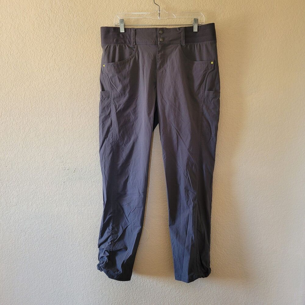 Title Nine Womens Recycled Clamber 2.0 Hiking Pants Size 14 Gray Hiking Outdoors
